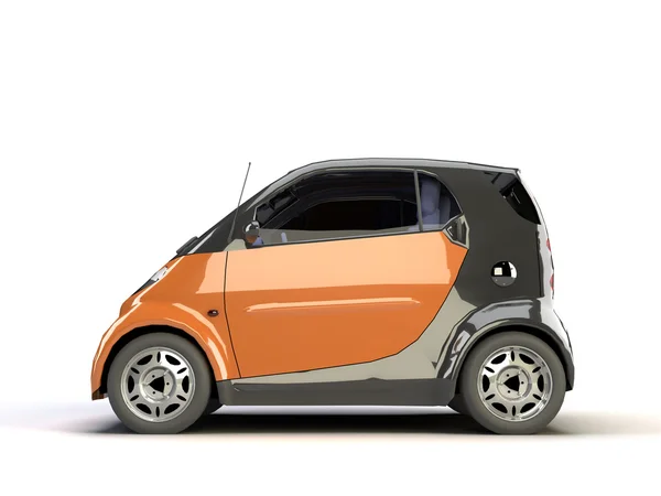 Small Small Small Electric Car Rendering Body — Stock Photo, Image