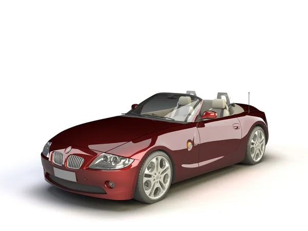 Візуалізація Автомобіля Спортивний Автомобіль — стокове фото