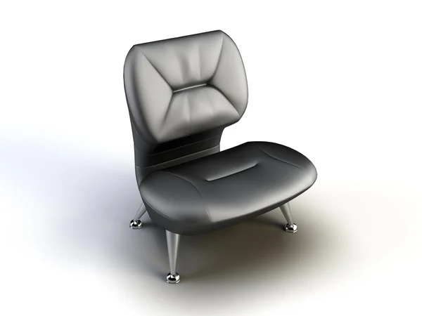 Rendering Luxury Chair Isolated White Studio Background — Photo