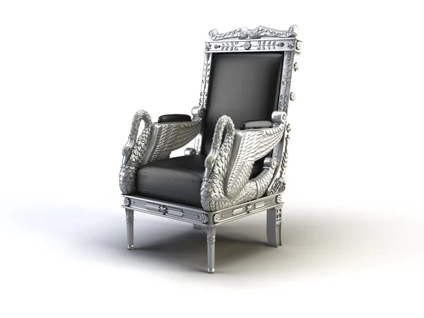 Classic Chair Isolated White — Zdjęcie stockowe