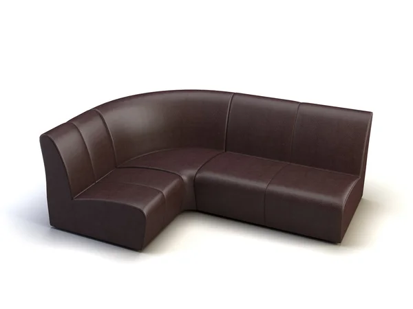 Modern Sofa Interior Isolated White Background — 图库照片