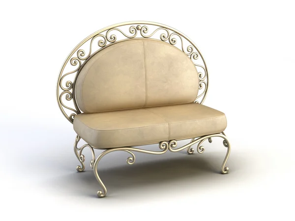 Klassischer Stuhl Isoliert Auf Weißem Hintergrund — Stockfoto