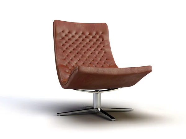 Rendering Modern Chair White Background — Stockfoto