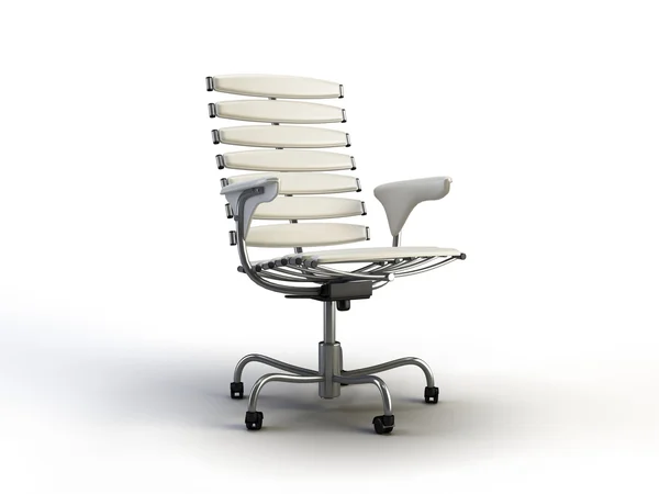 Chaise Bureau Moderne Isolé Sur Fond Blanc — Photo