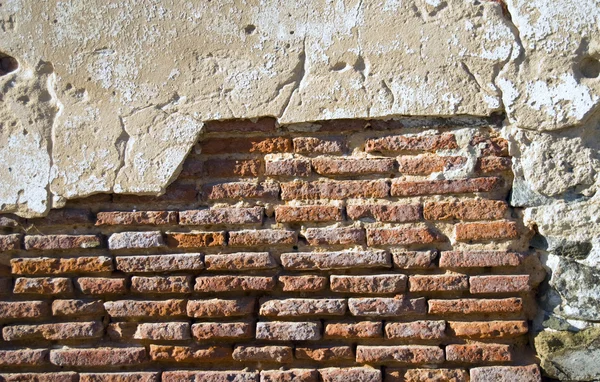 外立面视图的旧砖壁佛光山 — 图库照片