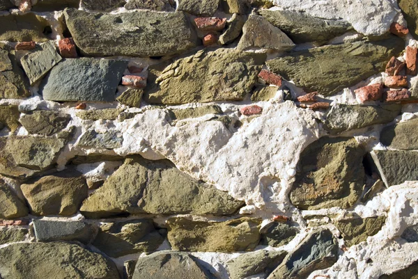 外立面视图的旧砖壁佛光山 — 图库照片