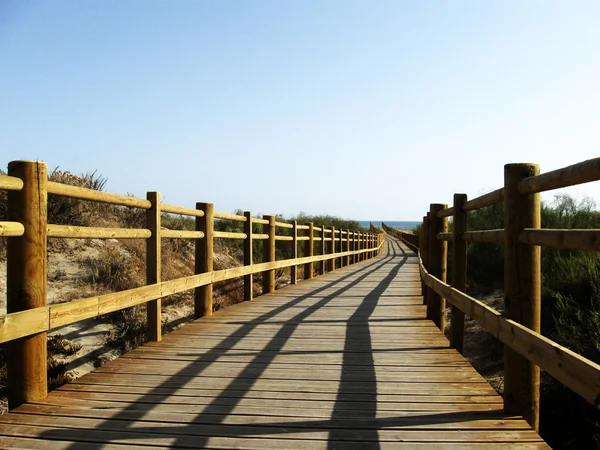 stock image Bridge at ocean