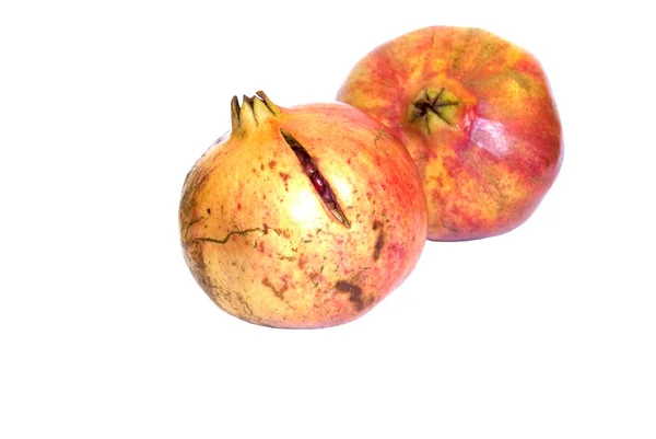 석류, 흰색 절연 — 스톡 사진