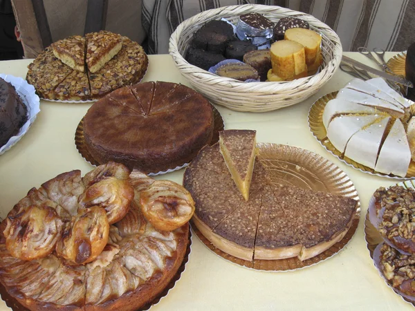 stock image Closeup of an assortment of cakes