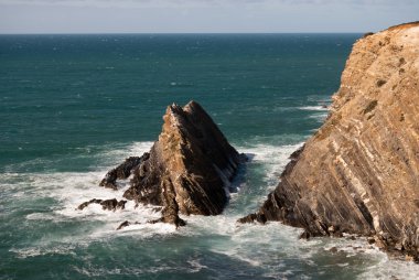 Cliffs of Atlantic ocean clipart