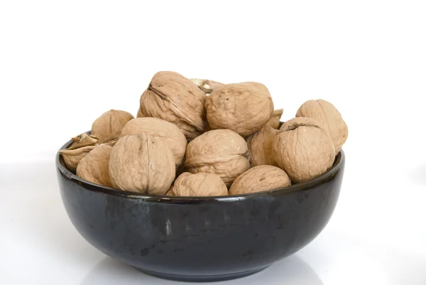 Vlašské ořechy, samostatný — Stock fotografie