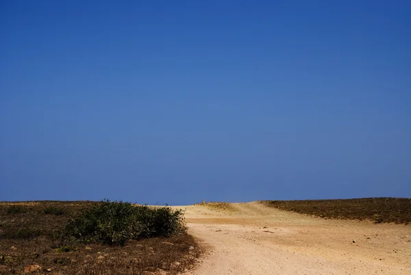 Estrada na montanha do Algarve — Fotografia de Stock