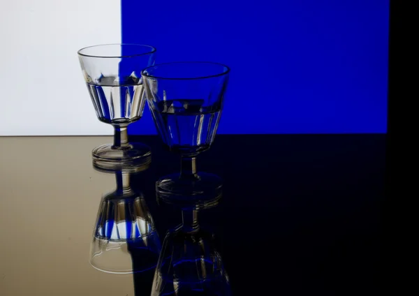 Wine Glass Refraction Pattern — Stock Photo, Image