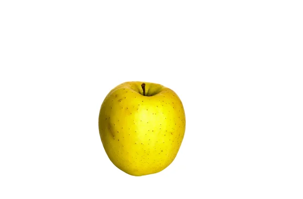 Žluté jablko — Stock fotografie