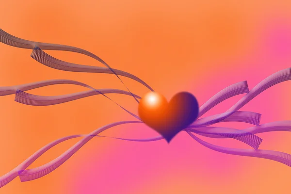 Valentine's abstract background — Stock Photo, Image