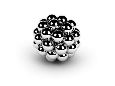 Chrome spheres clipart