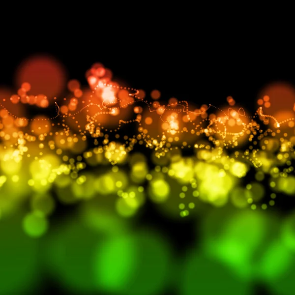 Parlak renkli ışık çemberleri — Stok fotoğraf