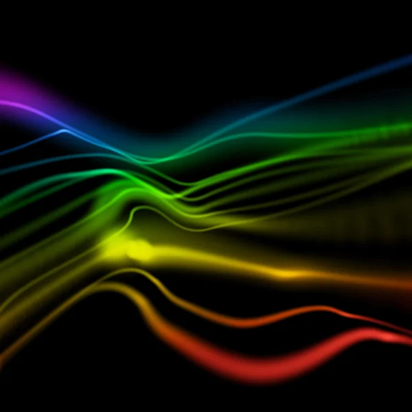 Luminoso colorato ondulato sfondo liscio — Foto Stock