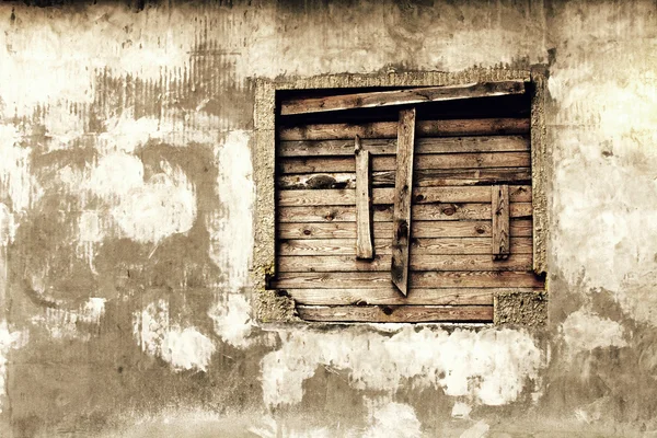 버려진된 집 벽 — 스톡 사진