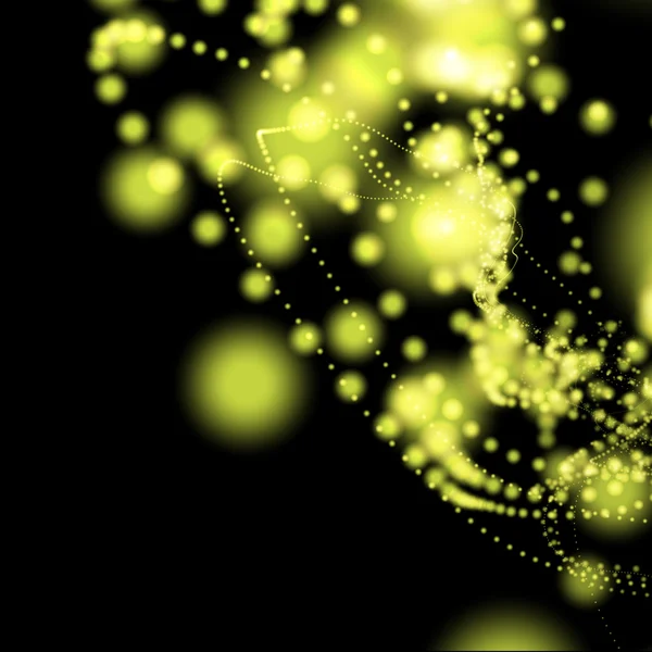 明るい黄色光円 — ストック写真