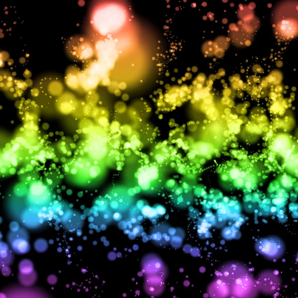 Círculos de luz de colores brillantes — Foto de Stock