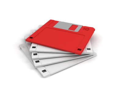 Diskettes concept clipart