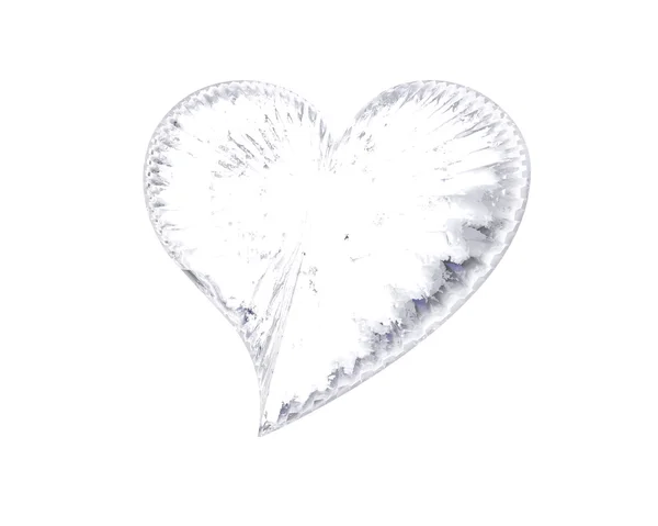 Icy heart — Stock Photo, Image