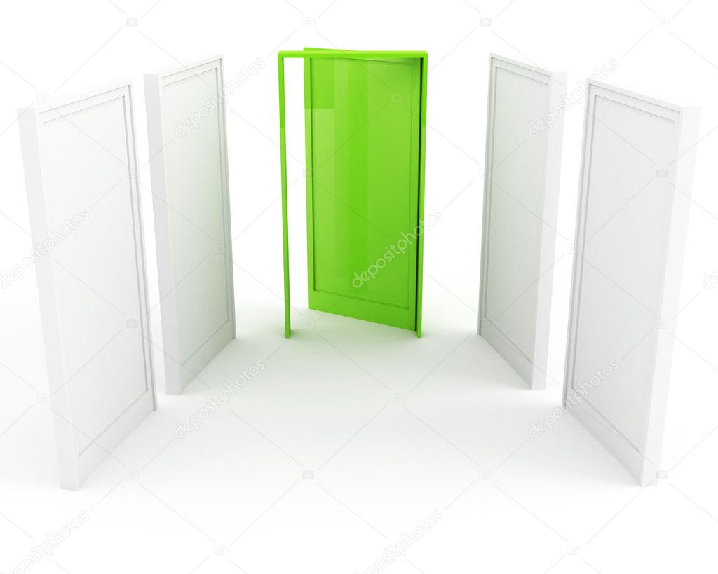 Green door to success