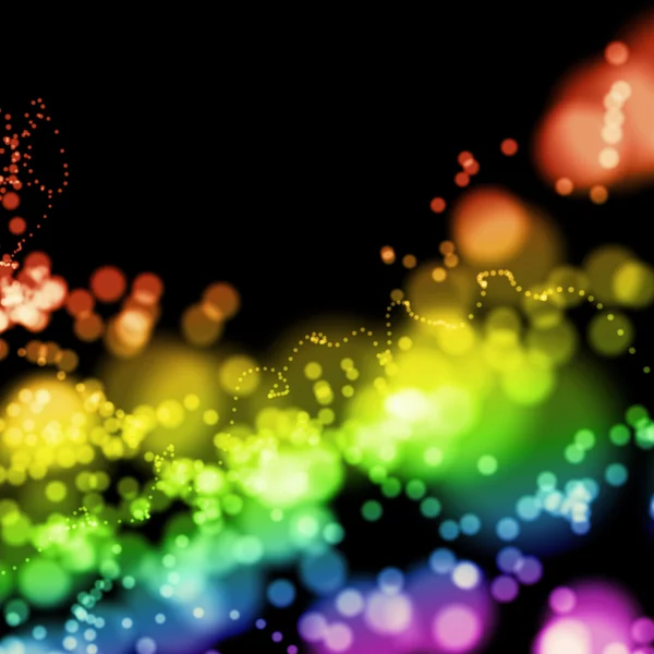 Bright colorful light circles — Stock Photo, Image