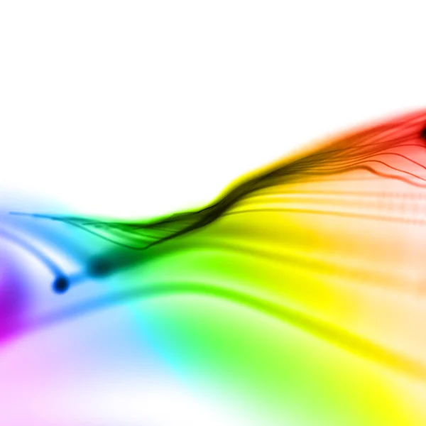 Brilhante colorido ondulado fundo liso — Fotografia de Stock