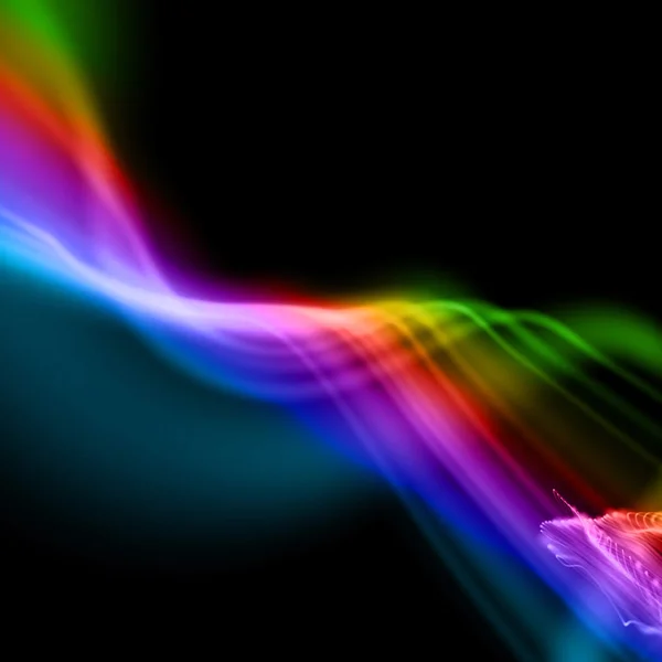 Анотація барвисті хвилі — стокове фото
