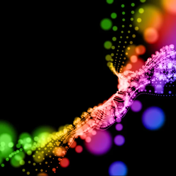 stock image Abstract multicolored blurry lights