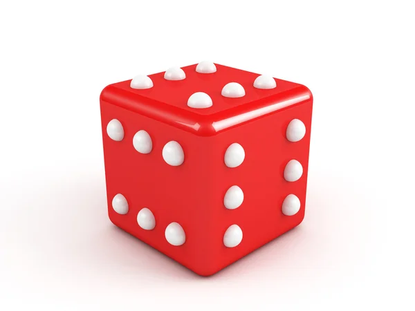 Winning dice. casino concept — Stock Photo, Image