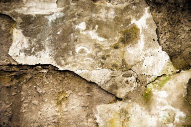 Grunge cracking wall texture clipart