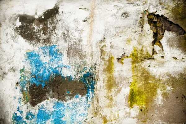 Grunge gedeeltelijk geschilderde muur textuur — Stockfoto