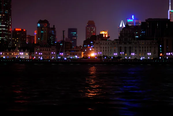 Iluminación nocturna en Shanghai —  Fotos de Stock