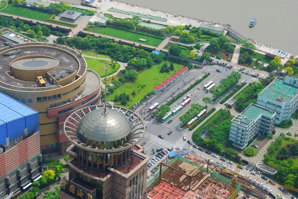 Huangpu bird eye view — Stock Photo, Image