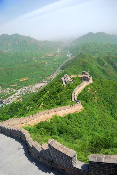 Velká čínská zeď v Číně — Stock fotografie
