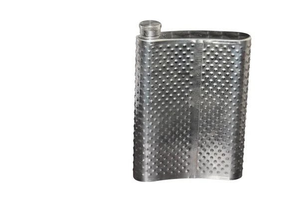 Metallic flask — Stock Photo, Image