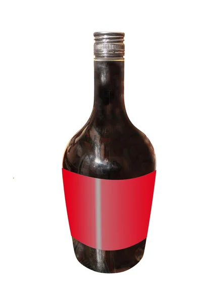Botella de coñac — Foto de Stock
