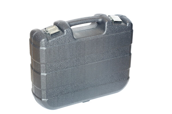 Tool case under the white background