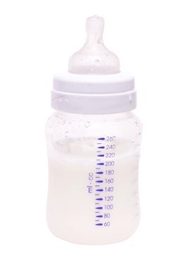 Bottle with a teat clipart