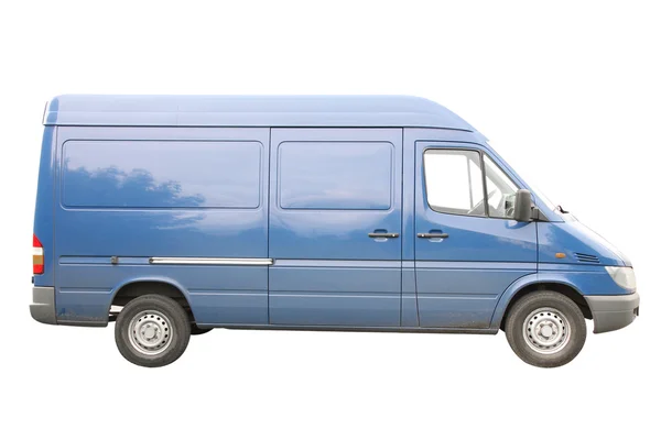 Синий фургон — стоковое фото