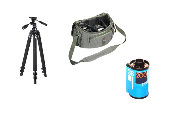 Objects of the photographer equipment — Stock Photo, Image
