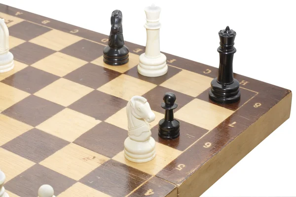 Canto do tabuleiro de xadrez — Fotografia de Stock