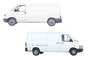 Two vans clipart
