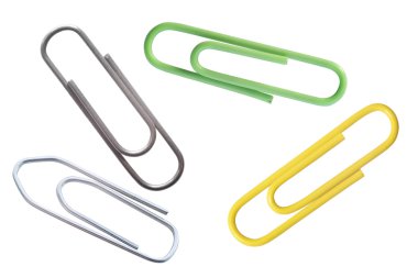 Paper clips clipart