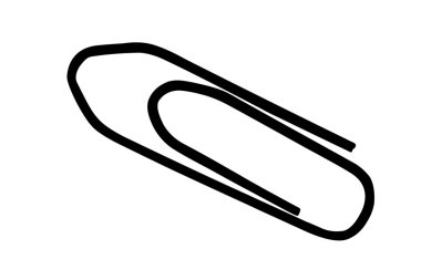 Paper clip clipart