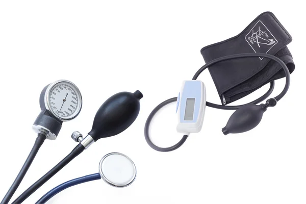 Blood pressure measuring instruments — Stock Photo, Image