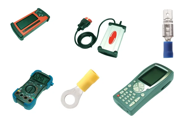 Conectores y dispositivos de diagnóstico — Foto de Stock